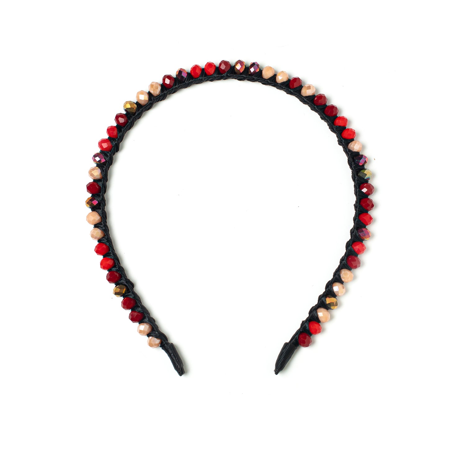 Multi Red Crystal Headband