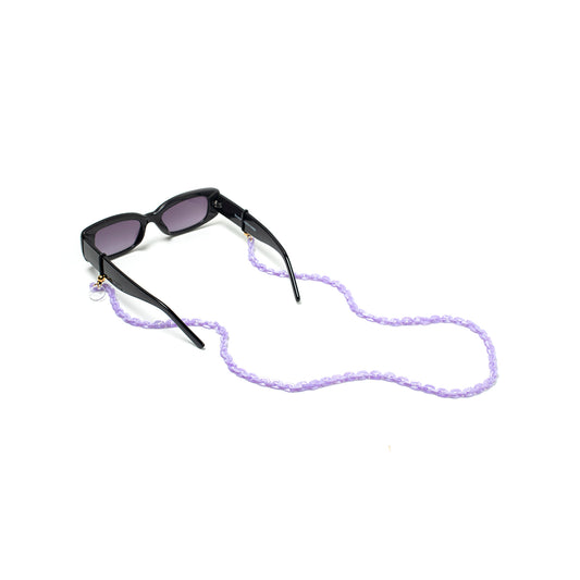 Mini Lilac Acrylic Eye Glass Chain